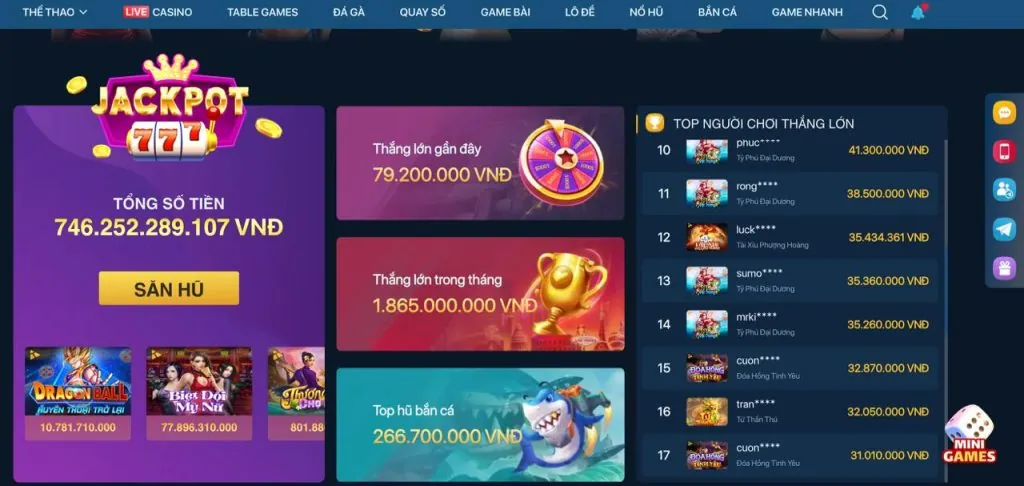 Banner quảng cáo khuyến mãi nổ hũ độc quyền tại 7club code